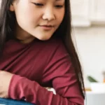 Young couple looking at laptop